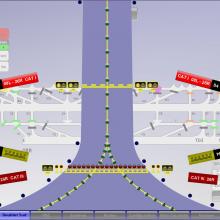 Supervision et automatisation de balisage de pistes d'aéroport