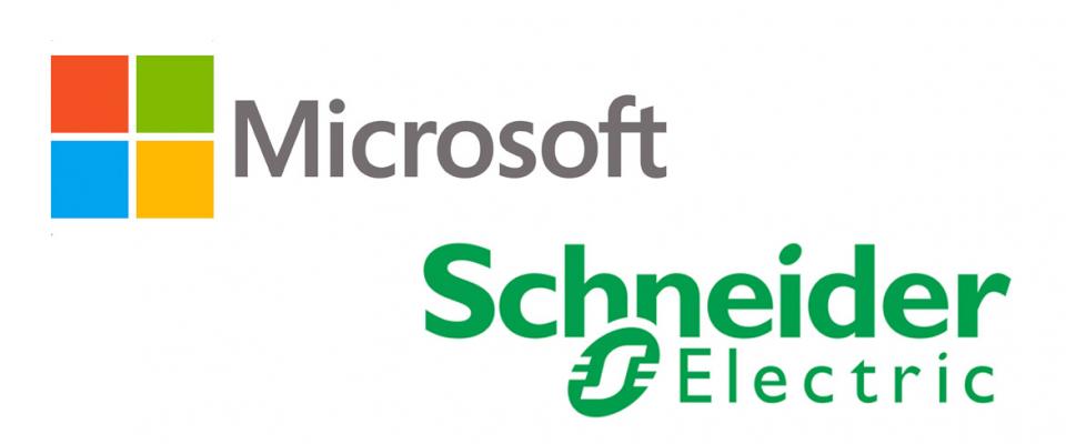 Partenariat Microsoft et Scheider Electric