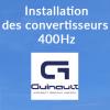Installation de convertisseurs 400 Hz - Guinault